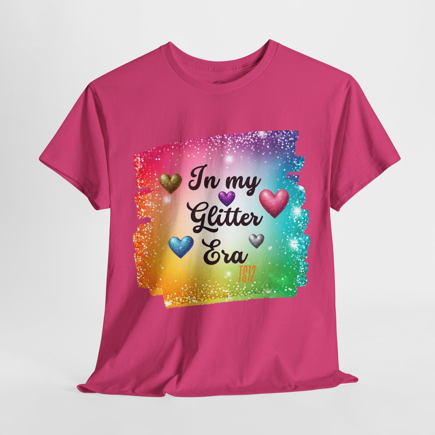 In My Glitter Era Tee - Unisex Heavy Cotton T-Shirt, Perfect for Celebrations, Pride Events, Birthday Gifts, Casual Wear, Colorful Fashion