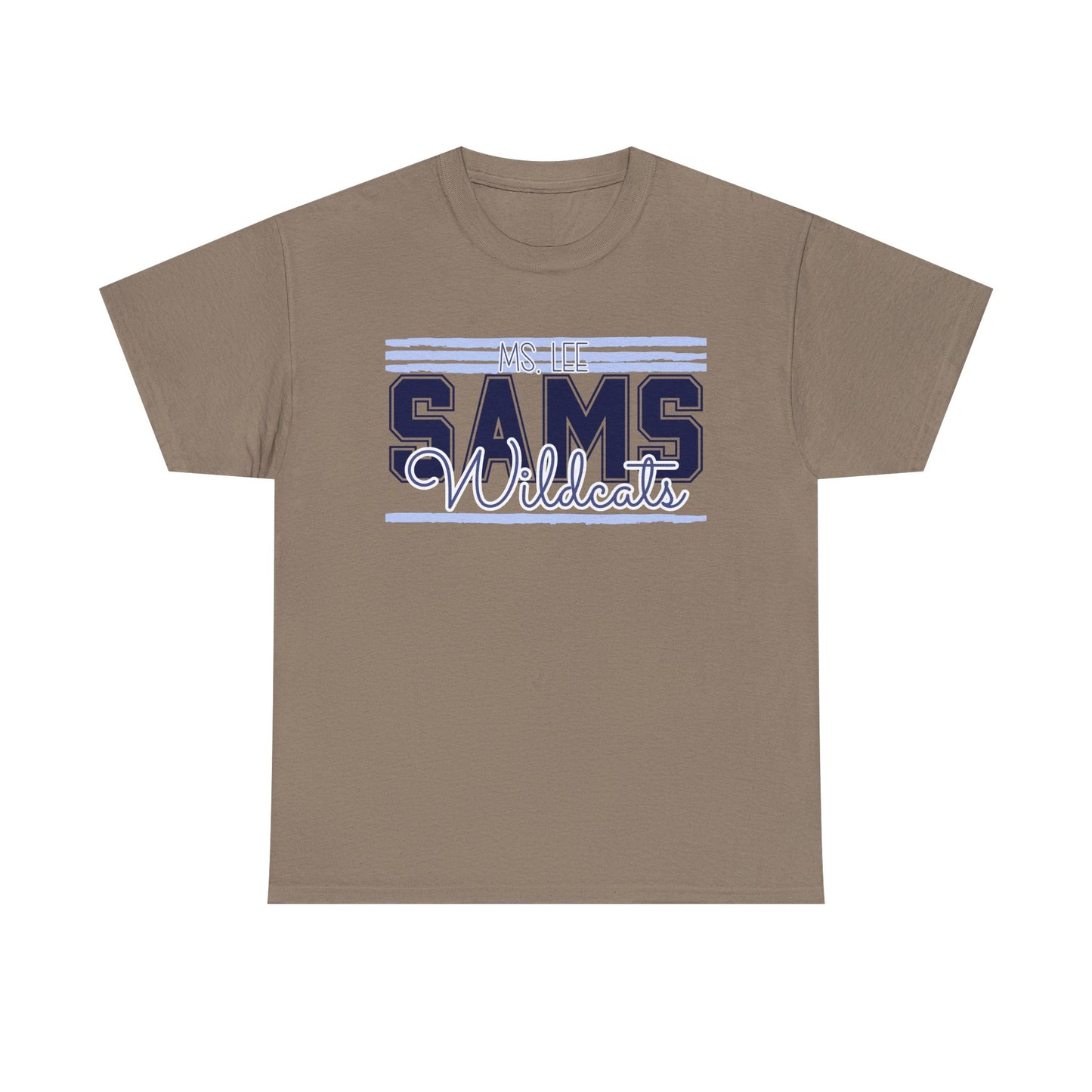 Personalized, SAMS Wildcats, St Amant Middle School, Team Spirit, Unisex Tshirt, Add your name