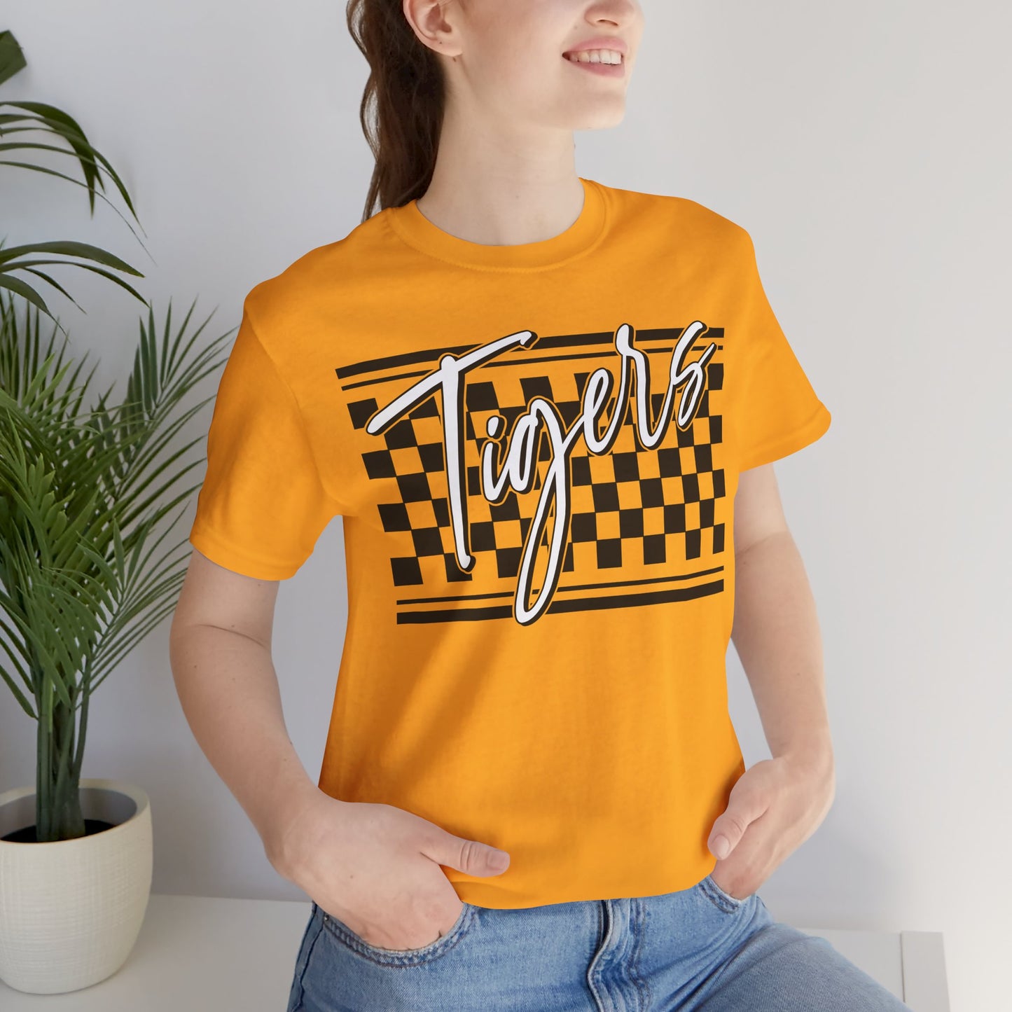 Vintage Tigers Graphic Tee, Perfect for Game Day, Casual Wear, T-Shirt Gift, Unisex Jersey Shirt, Animal Lovers Apparel