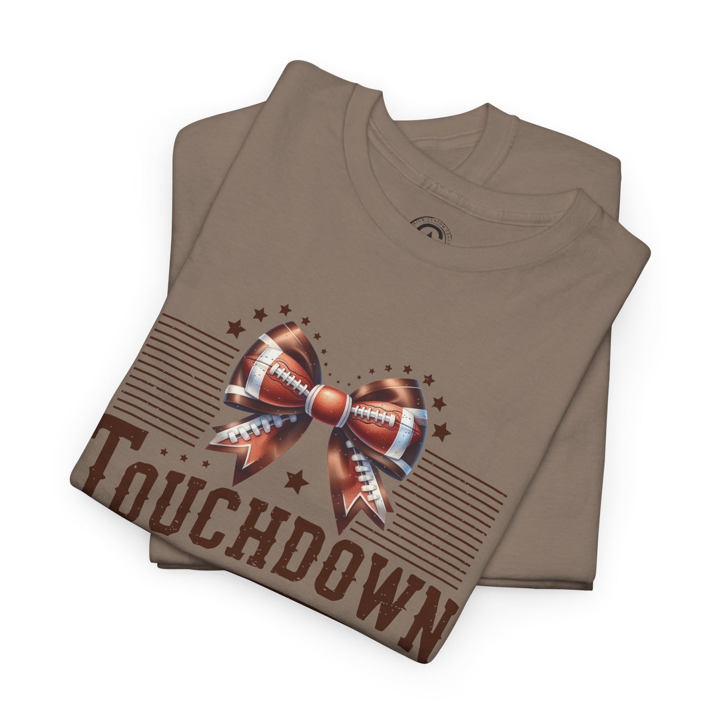 Touchdown Season Unisex Heavy Cotton Tee, Football Fan Shirt, Game Day Outfit, Sports Tee, Gift for Fans