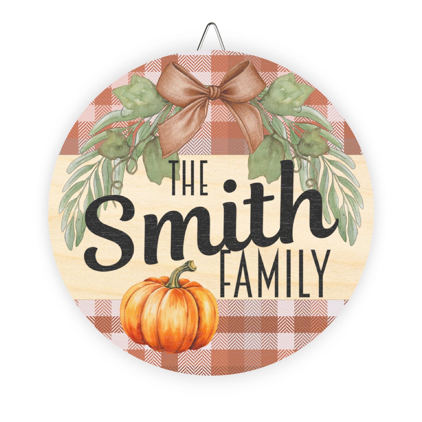Personalized Family Name Door Wood Sign, Rustic Home Decor, Kitchen Wall Art, Housewarming Gift, Family Name Plaque