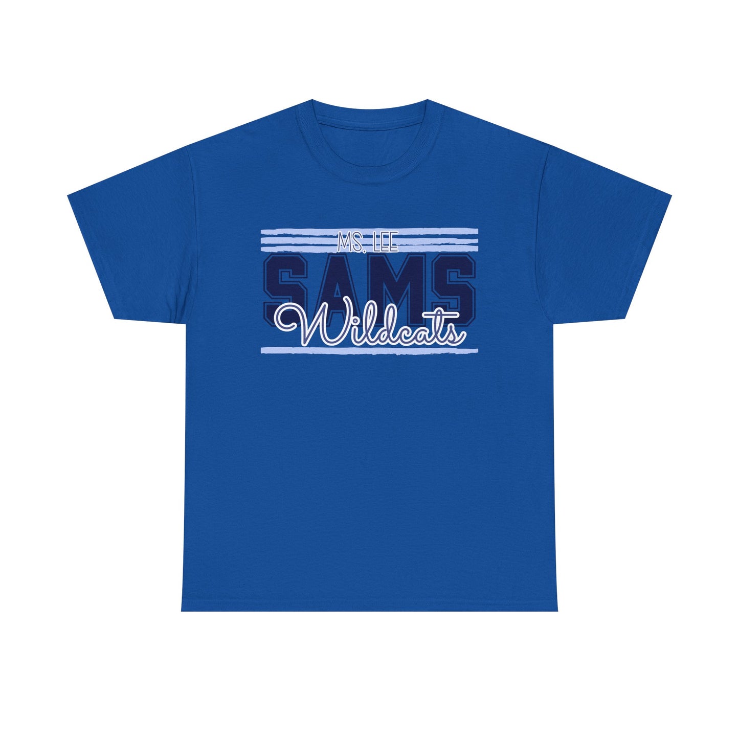 Personalized, SAMS Wildcats, St Amant Middle School, Team Spirit, Unisex Tshirt, Add your name