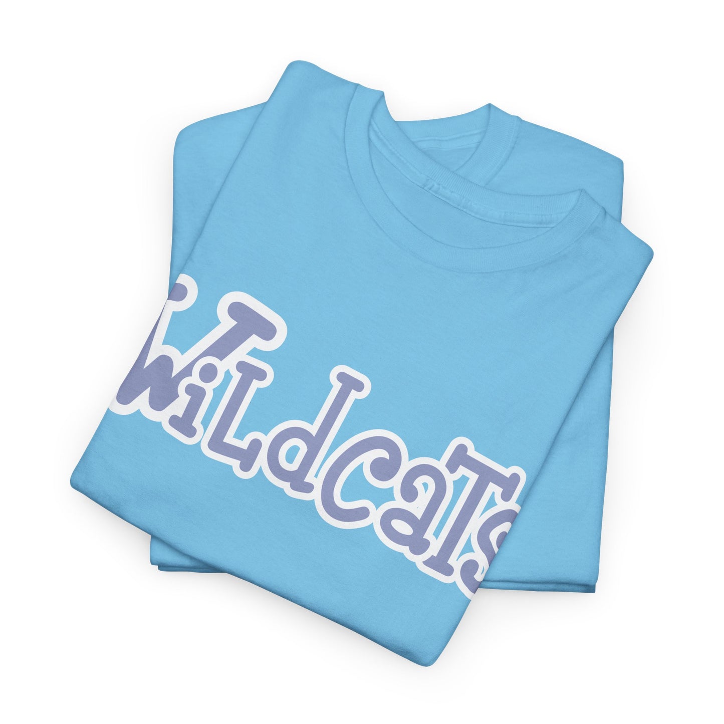 Blue Wildcats Unisex Tee, Cute Cotton Shirt, School Spirit Apparel