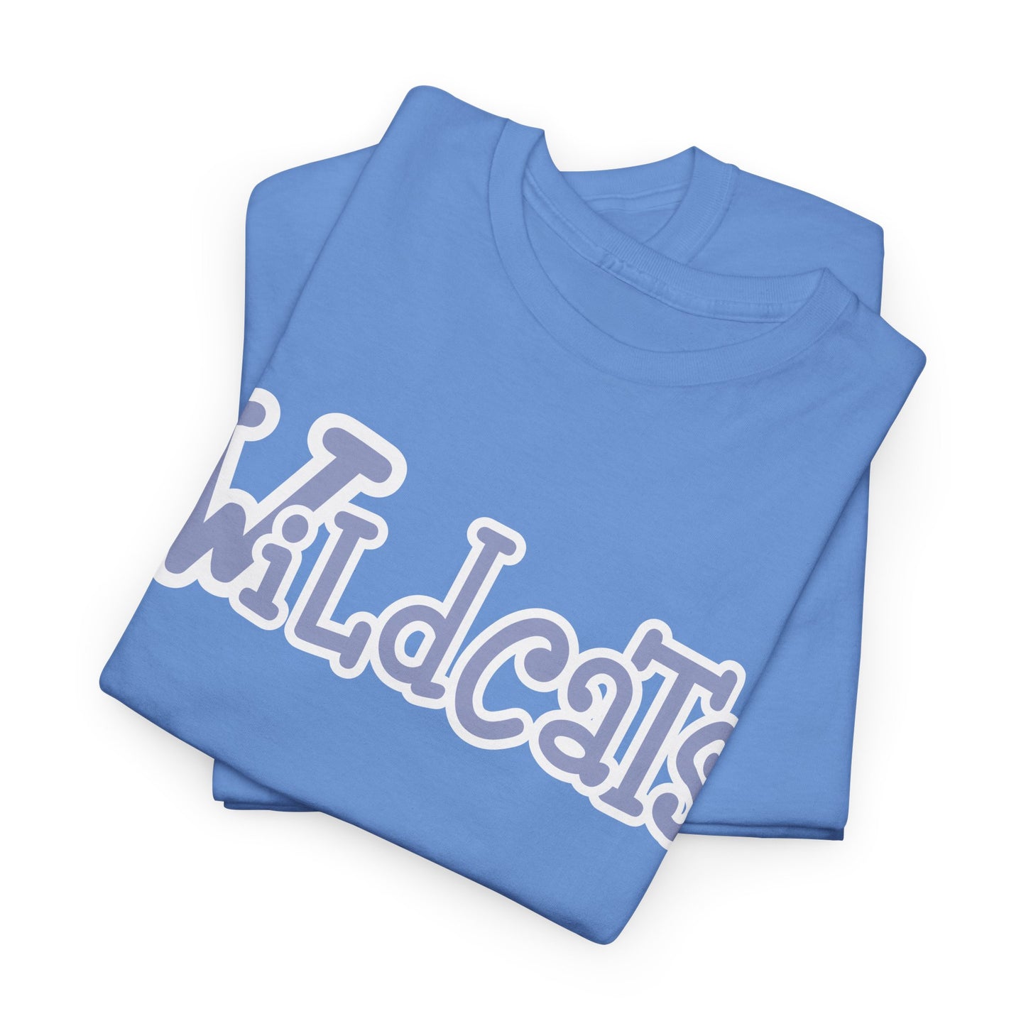 Blue Wildcats Unisex Tee, Cute Cotton Shirt, School Spirit Apparel