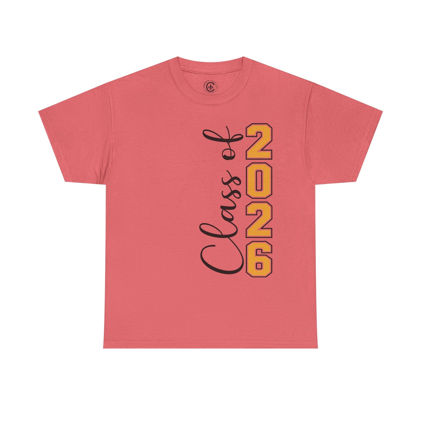 Class of 2026 Unisex Heavy Cotton Tee, Graduation Gift, School Spirit Shirt, Senior Tee, Casual Wear