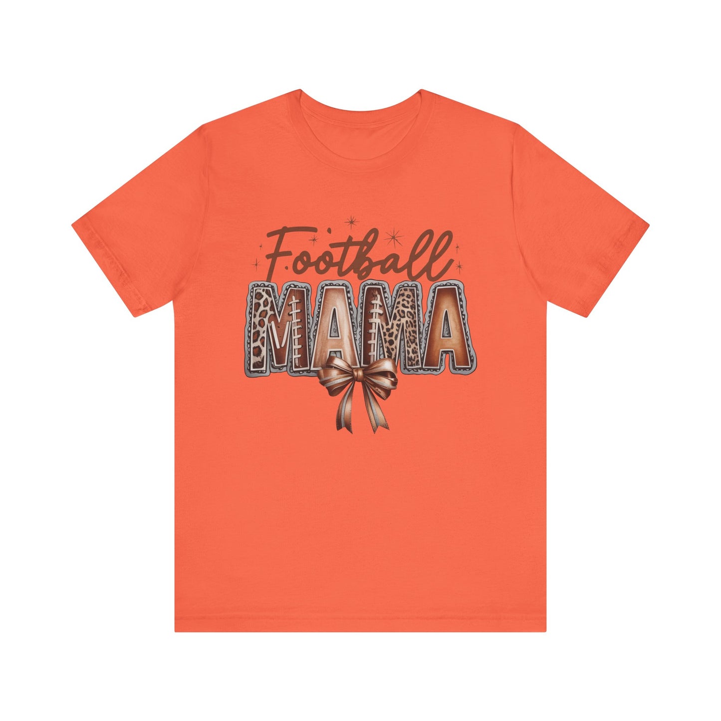 Football Mama Tee, Unisex Short Sleeve Shirt for Sports Moms, Cute Gift for Game Day, Football Season Apparel