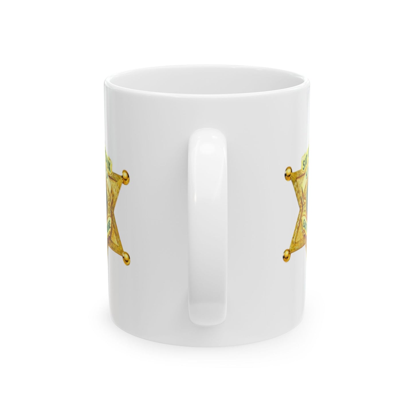EBRSO, Badge, Sheriff Star Ceramic Mug, Perfect Gift for Police Officers, Law Enforcement Fans, Birthday, Holiday