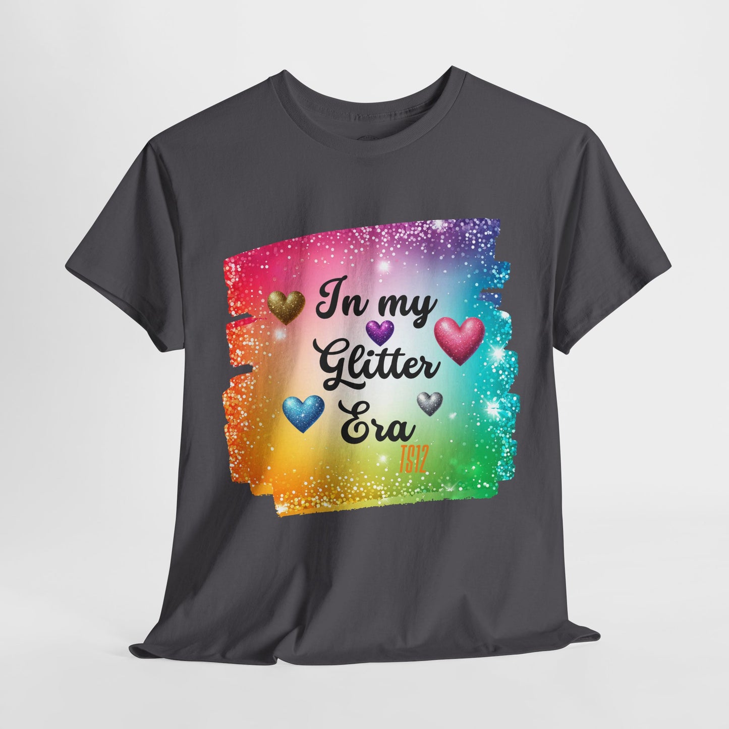 In My Glitter Era Tee - Unisex Heavy Cotton T-Shirt, Perfect for Celebrations, Pride Events, Birthday Gifts, Casual Wear, Colorful Fashion