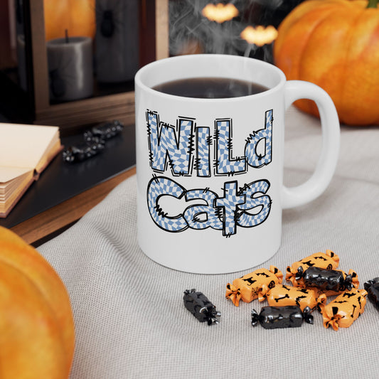 SAMS Wildcats Ceramic Mug - Cute Coffee Cup for St Amant Middle School