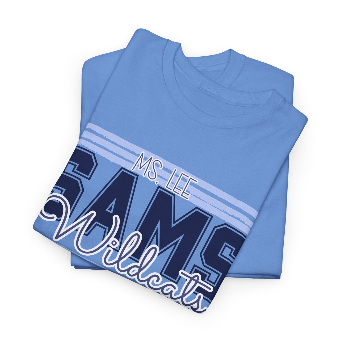Personalized, SAMS Wildcats, St Amant Middle School, Team Spirit, Unisex Tshirt, Add your name