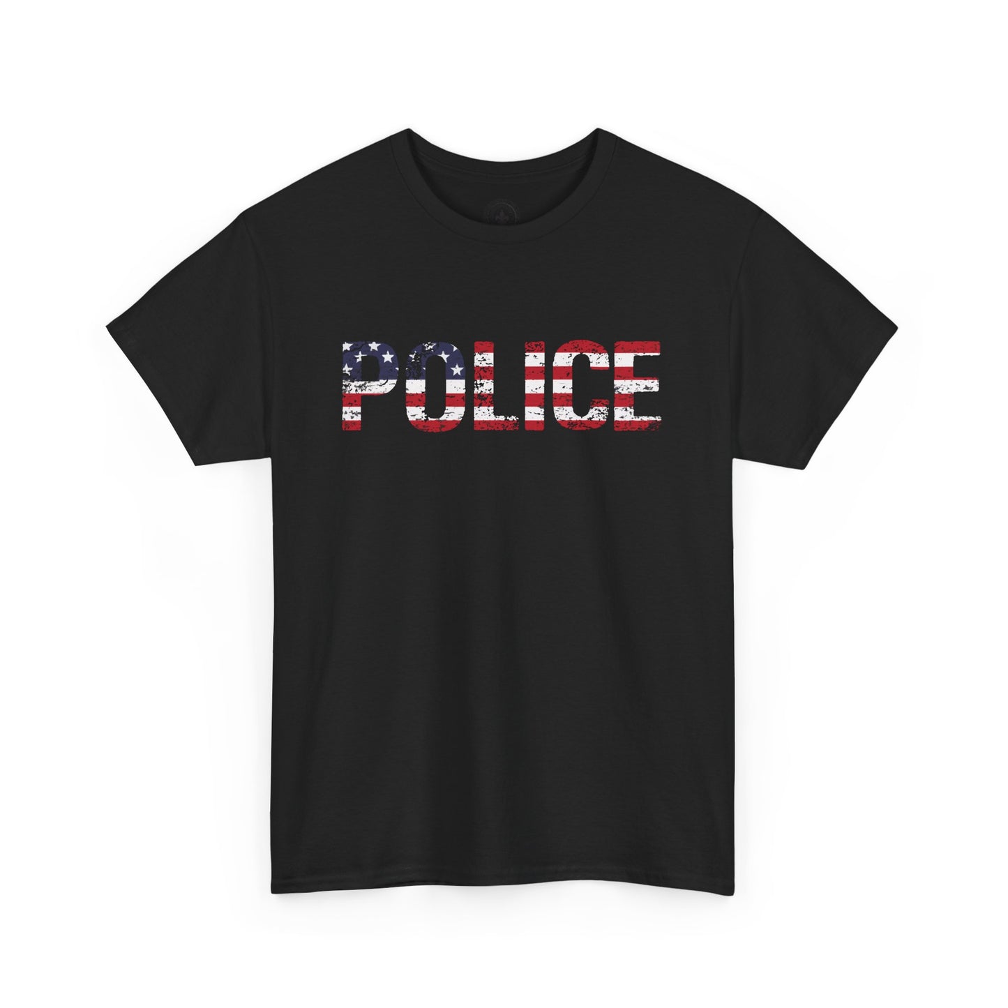 Police Flag Graphic Tee, T-Shirt, Unisex Humor Shirt, Gifts for Friends, Casual Wear, law enforcement