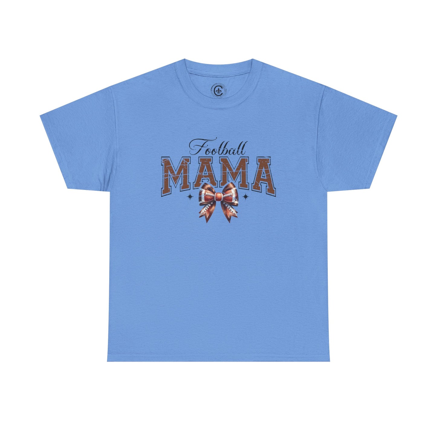 Football Mama Unisex Heavy Cotton Tee | Perfect for Game Day, Sports Events, Gifts for Moms, Casual Wear, Tailgate Parties