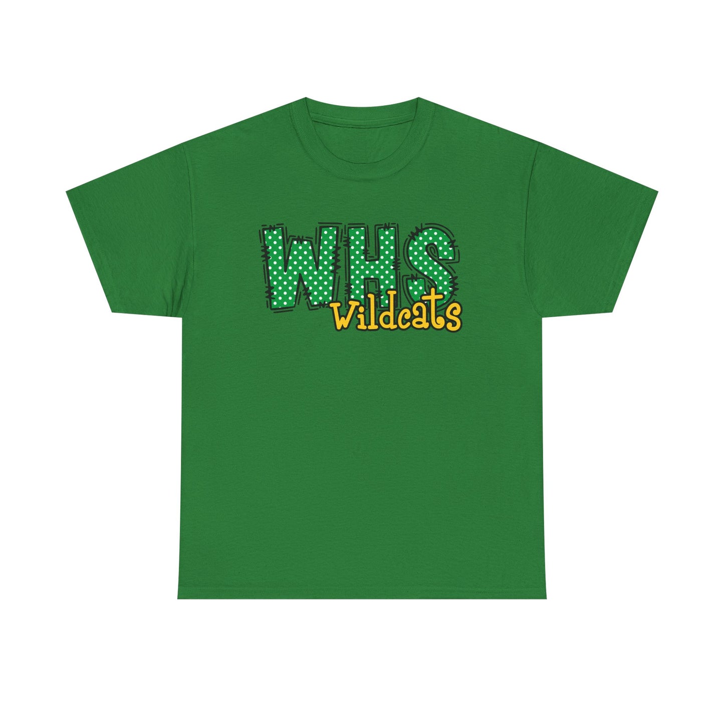 WHS Wildcats Unisex Heavy Cotton Tee | School Spirit Shirt, Team Apparel, Graphic Tee, Casual Wear, Gift for Students