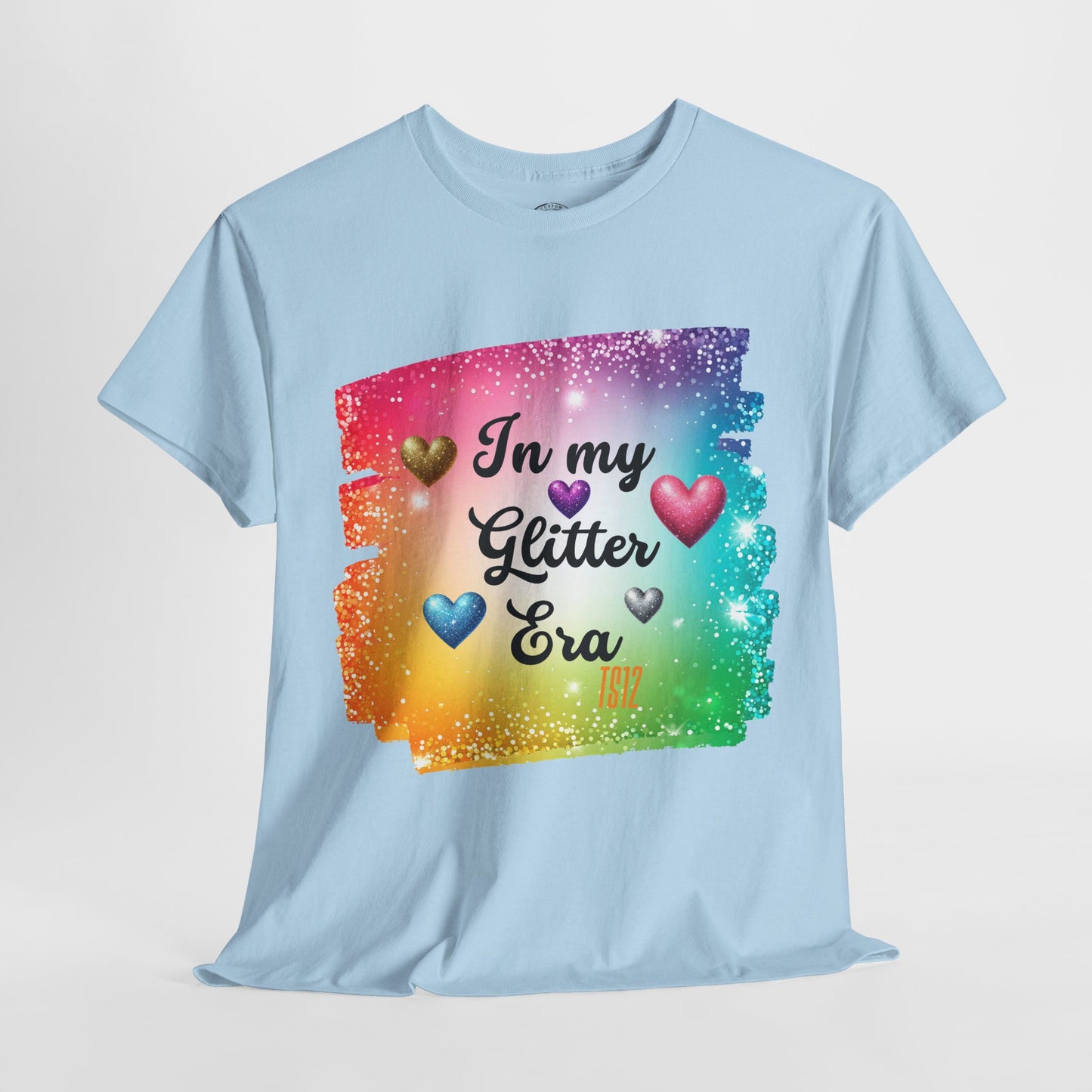 In My Glitter Era Tee - Unisex Heavy Cotton T-Shirt, Perfect for Celebrations, Pride Events, Birthday Gifts, Casual Wear, Colorful Fashion