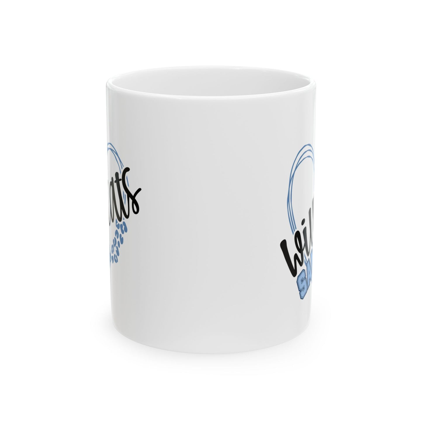 SAMS Wildcats Ceramic Mug - Cute Coffee Cup for St Amant Middle School