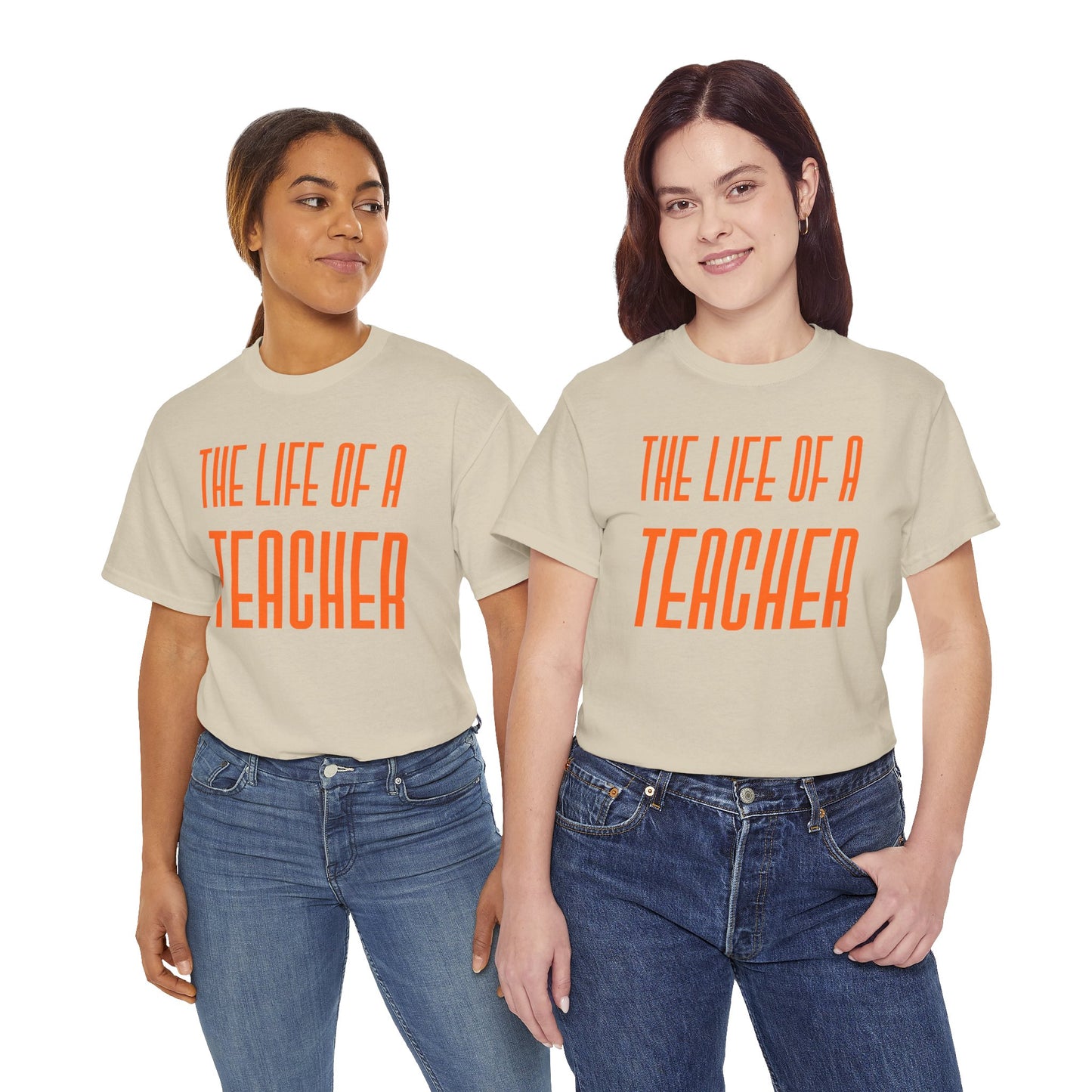 The life of a Teacher Tee - Unisex Heavy Cotton T-Shirt, Music Teacher Gift, Music Lover Shirt, TS12 12 Swiftie
