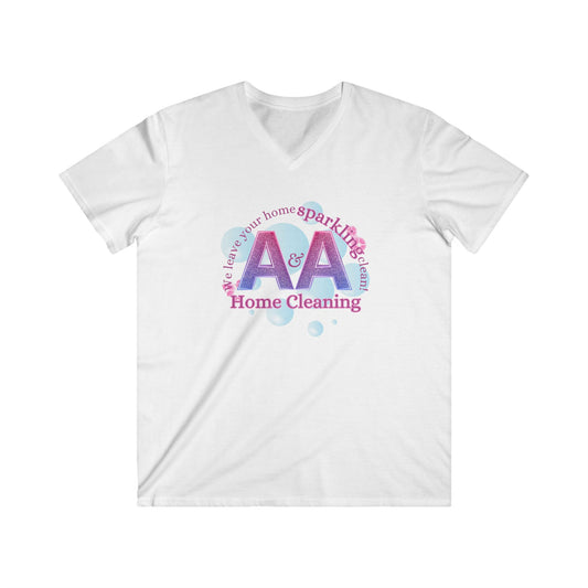 A&A, Original Logo on a 4th Vneck, Gildan