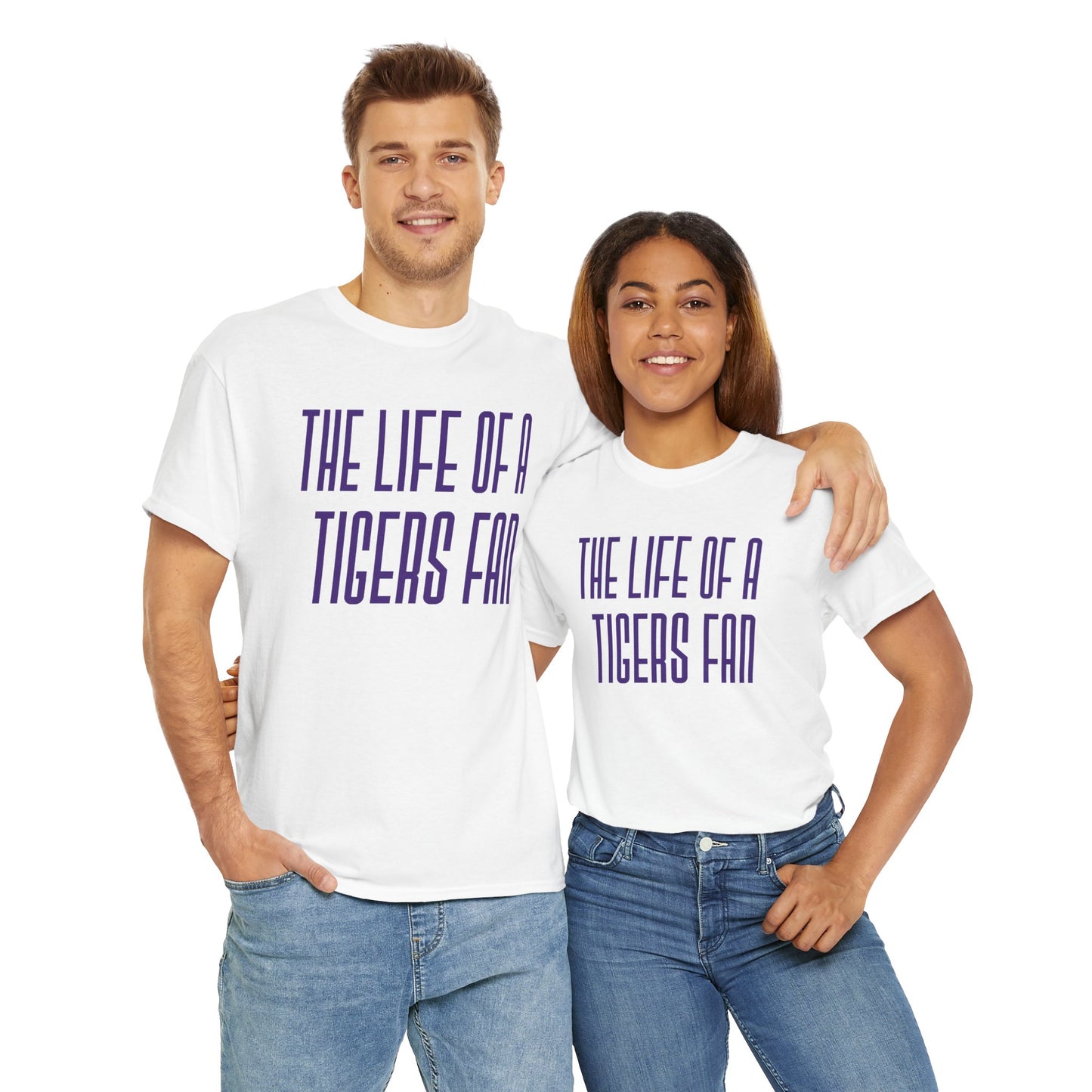 The life of a Tiger Fan Unisex Heavy Cotton T-Shirt Music Lover Shirt, TS12 12 Swiftie, lsu. tigers