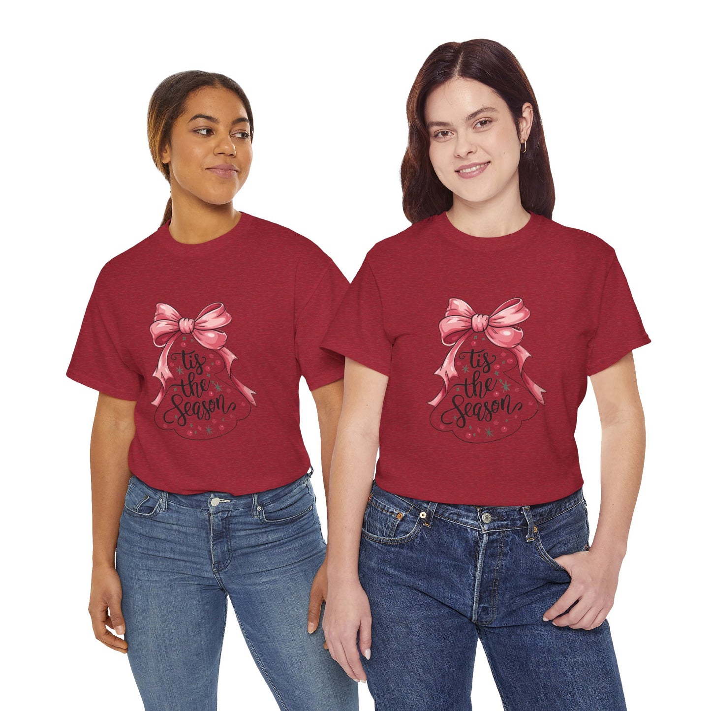 Festive Holiday T-Shirt: 'Tis the Season Tee, Christmas Gift, Family Gatherings, Winter Celebrations, Casual Holiday Wear