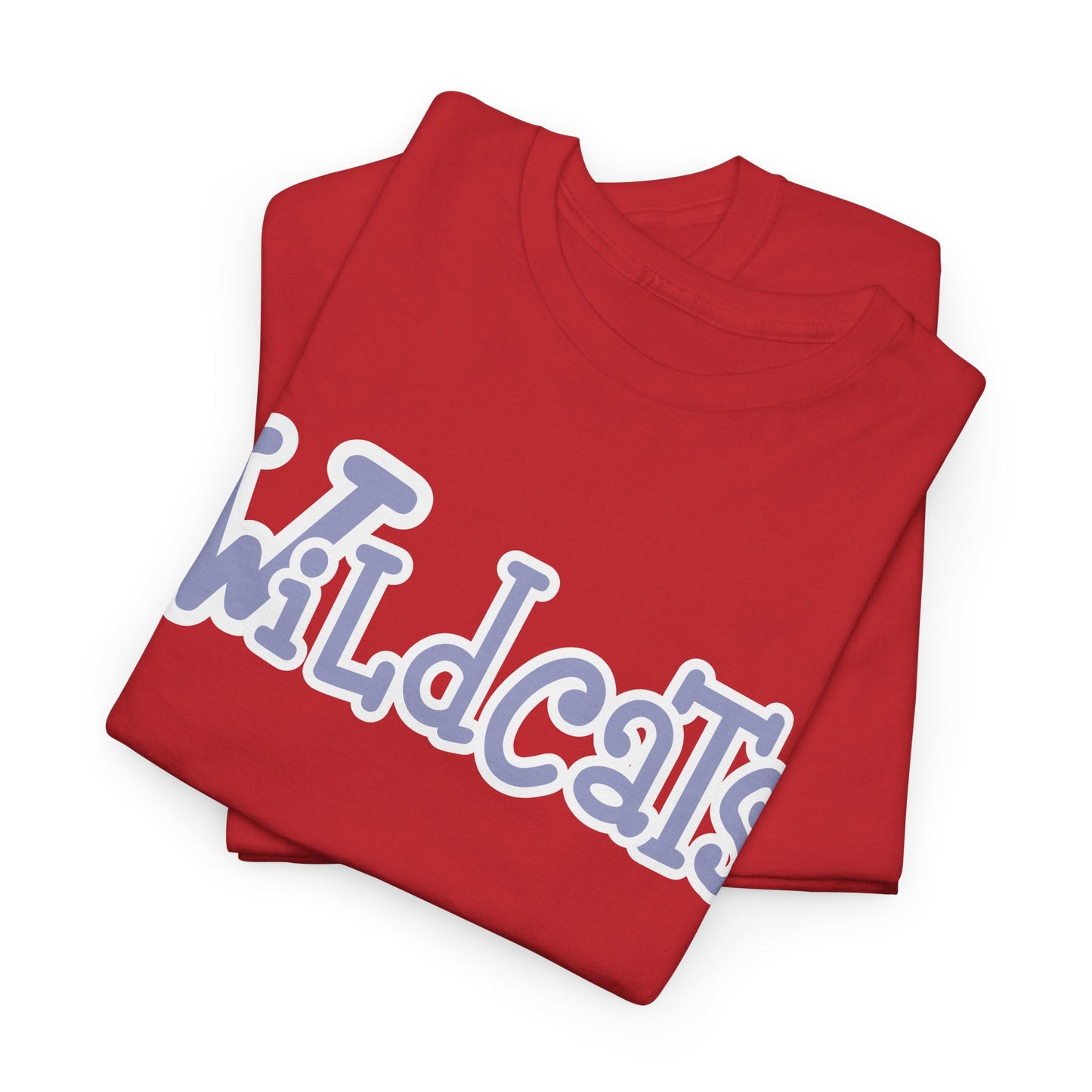 Blue Wildcats Unisex Tee, Cute Cotton Shirt, School Spirit Apparel