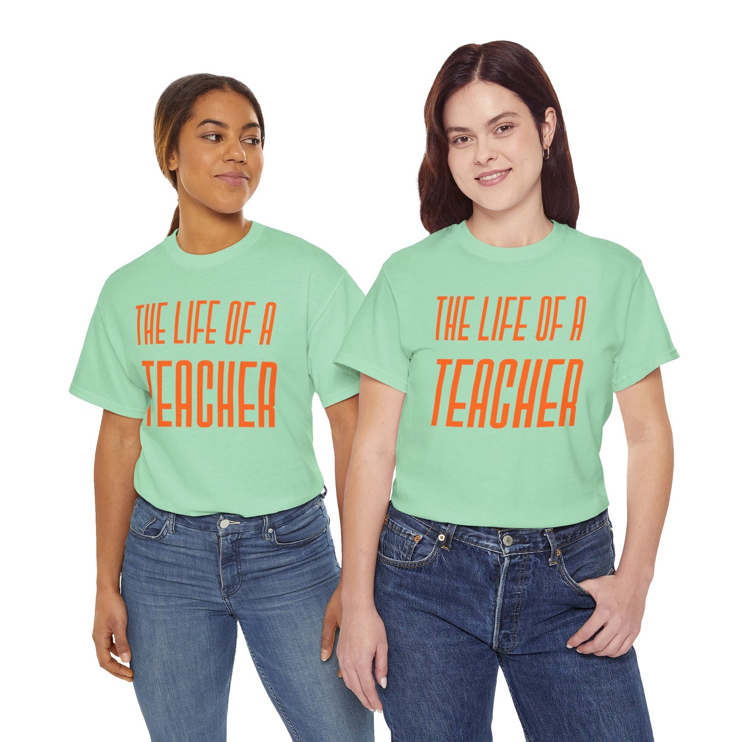 The life of a Teacher Tee - Unisex Heavy Cotton T-Shirt, Music Teacher Gift, Music Lover Shirt, TS12 12 Swiftie