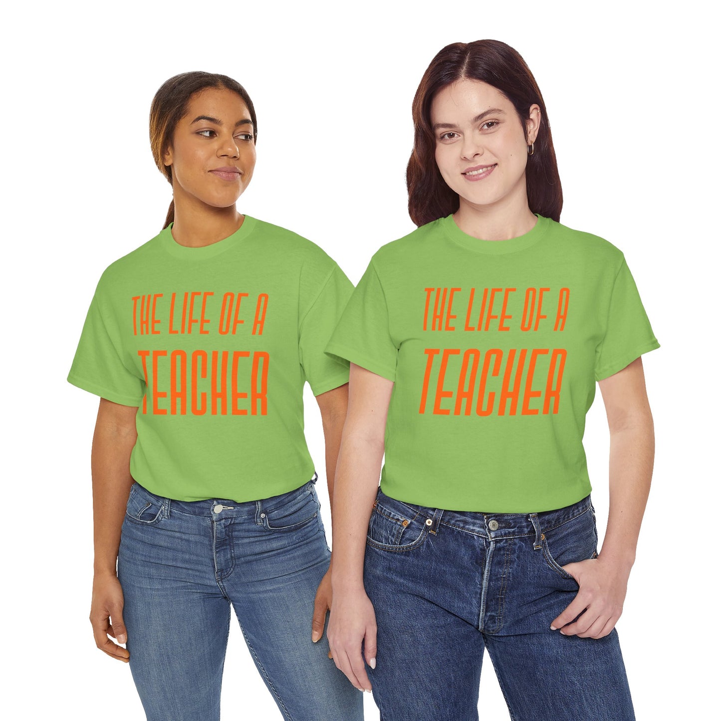 The life of a Teacher Tee - Unisex Heavy Cotton T-Shirt, Music Teacher Gift, Music Lover Shirt, TS12 12 Swiftie