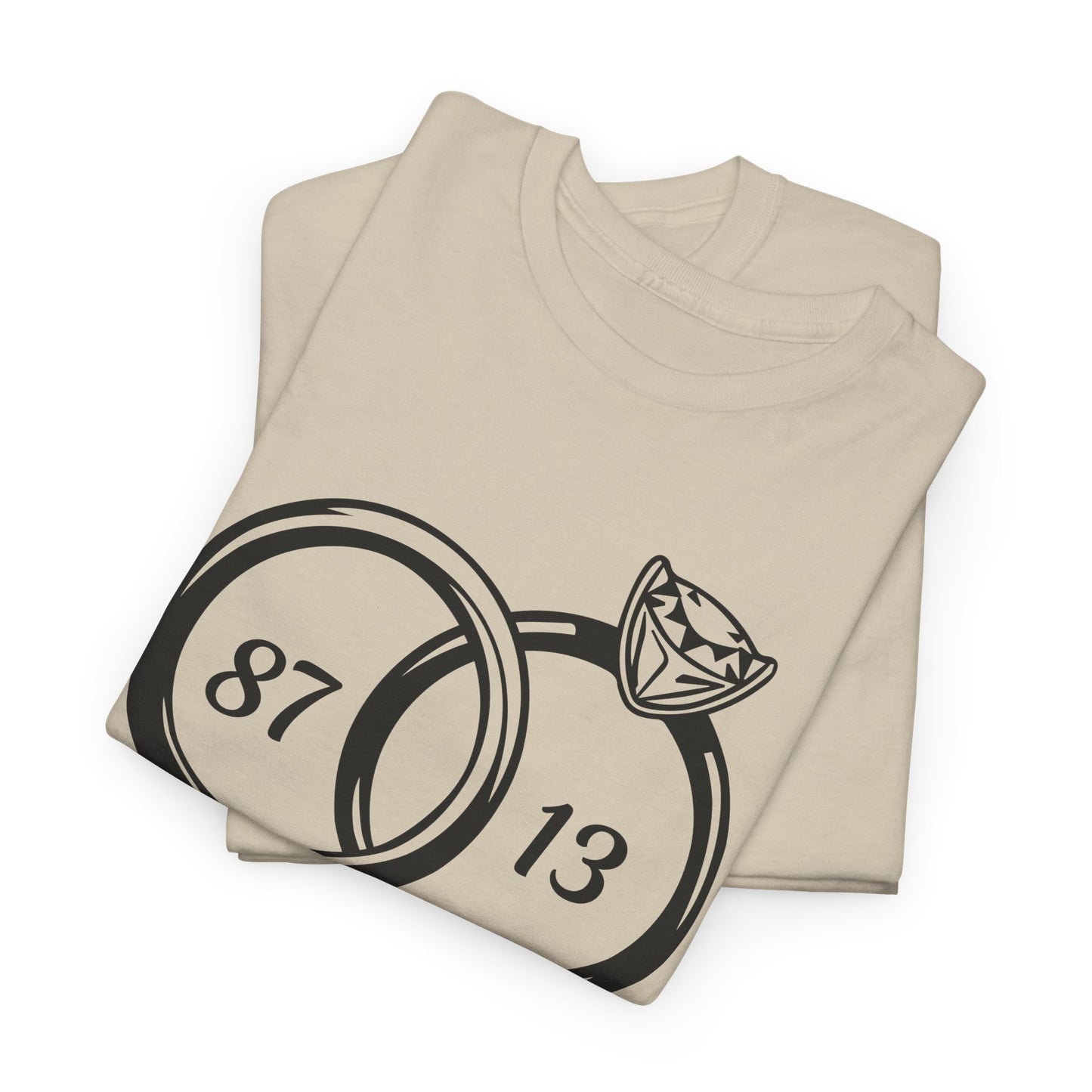 Wedding of the Century, 87 & 13, It's a Love Story Unisex Heavy Cotton Tee,