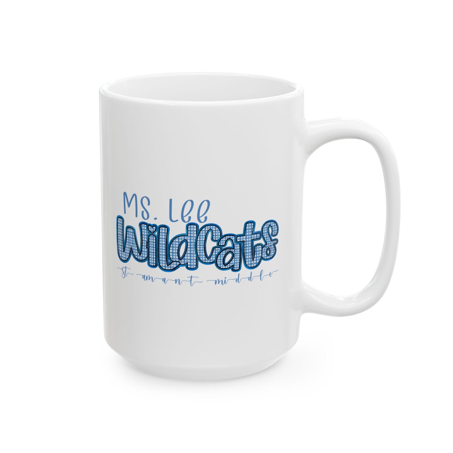 Personalized, St Amant Middle Wildcats Ceramic Mug - Cute Coffee Cup for St Amant Middle School