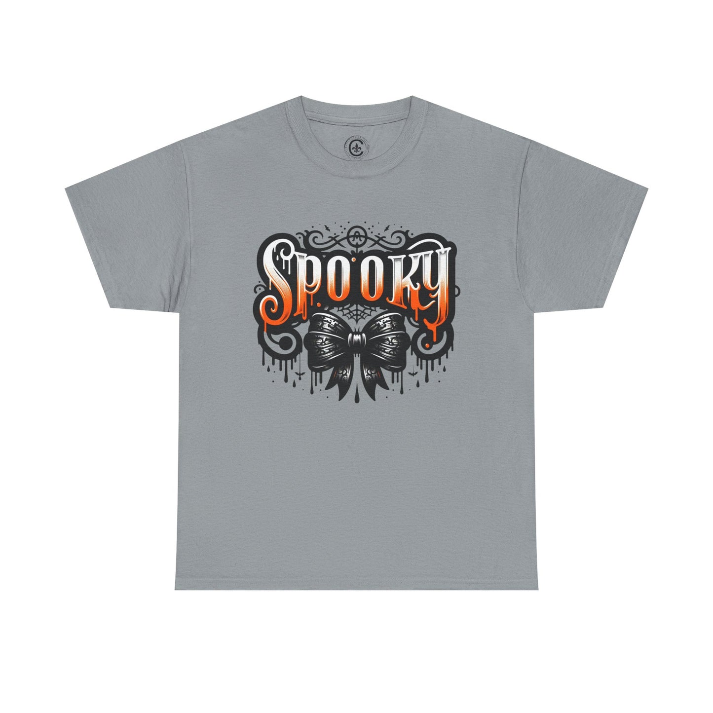 Spooky Themed Unisex Heavy Cotton Tee, Halloween Shirt, Fall Fashion, Ghostly Tee, Graphic Tee, Casual Wear