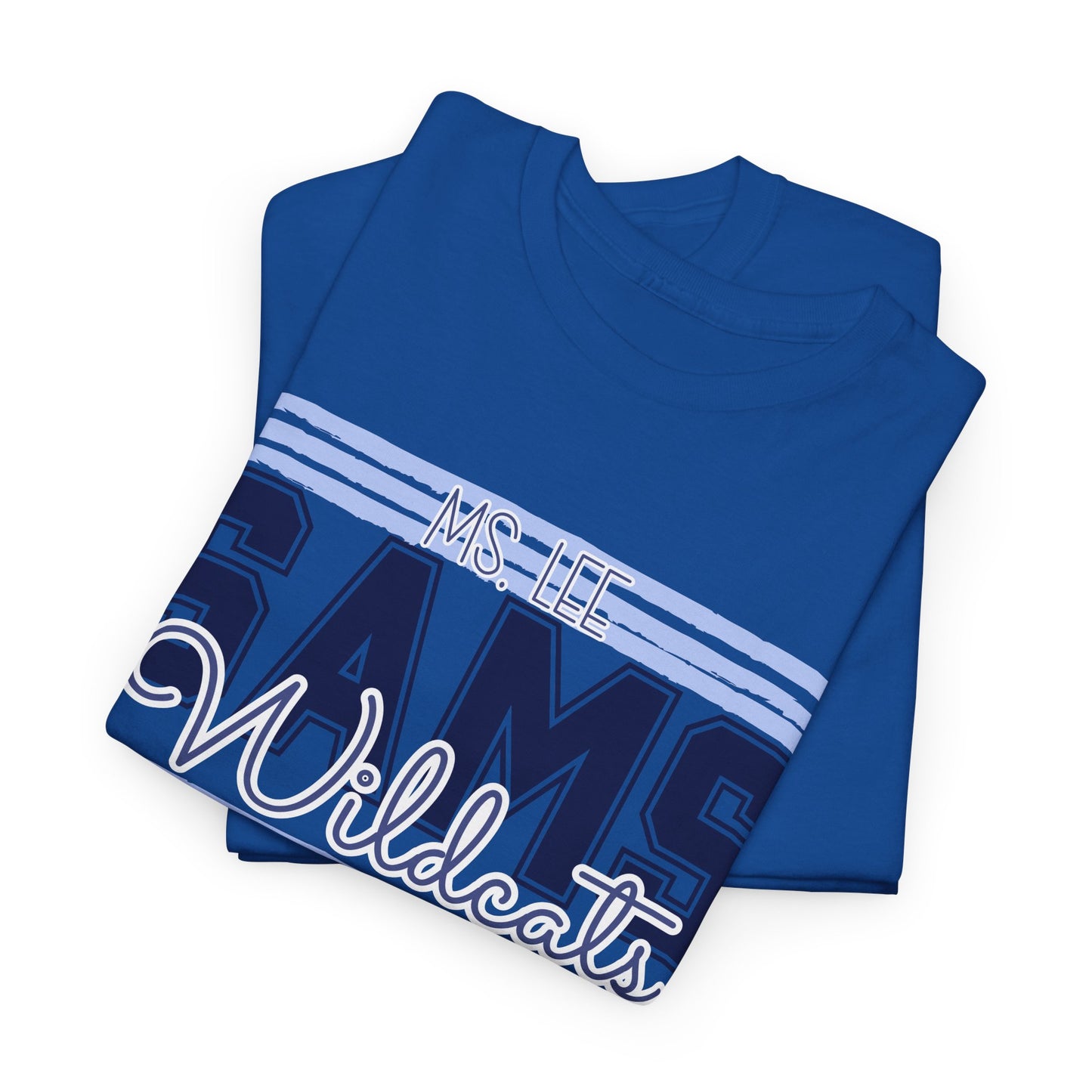 Personalized, SAMS Wildcats, St Amant Middle School, Team Spirit, Unisex Tshirt, Add your name