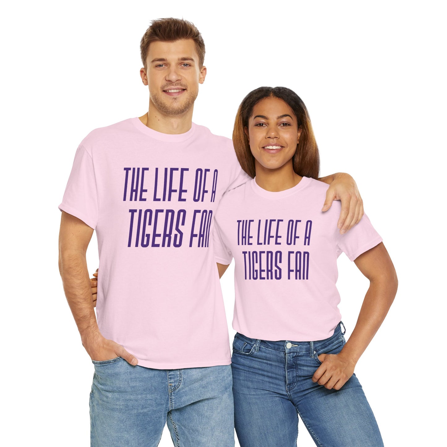 The life of a Tiger Fan  Unisex Heavy Cotton T-Shirt Music Lover Shirt, TS12 12 Swiftie, lsu. tigers