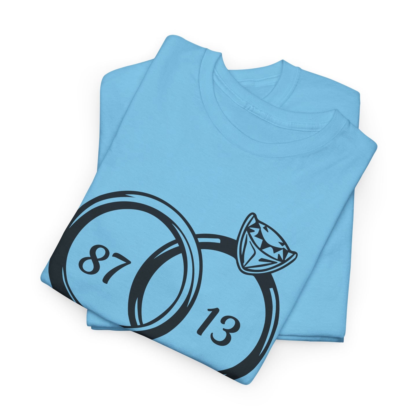 Wedding of the Century, 87 & 13, It's a Love Story Unisex Heavy Cotton Tee,