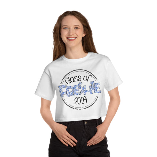 Freshie Class of 2019 Women's Cropped T-Shirt, Graduation Gift, Summer Fashion, Casual Tee, Trendy Crop Top