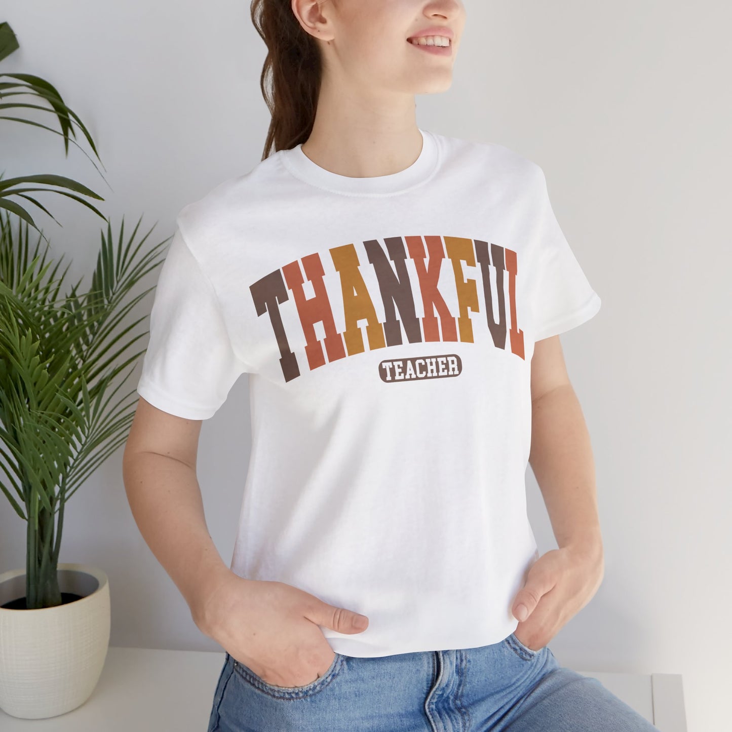 Thankful Teacher Tee, Unisex, Thanksgiving