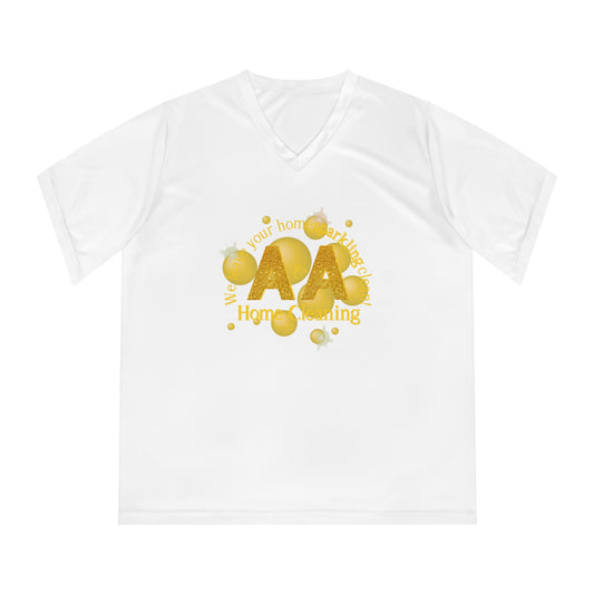 A&A, Yellow Logo on a 3rd V neck, Team365