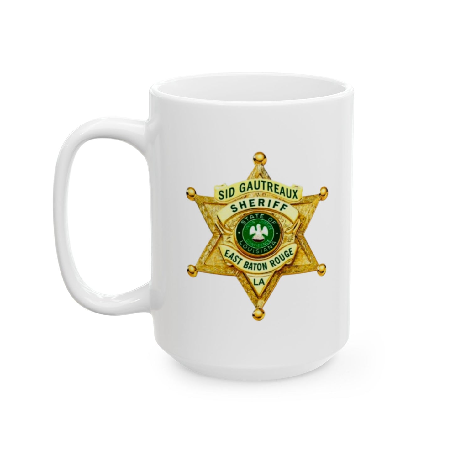EBRSO, Badge, Sheriff Star Ceramic Mug, Perfect Gift for Police Officers, Law Enforcement Fans, Birthday, Holiday