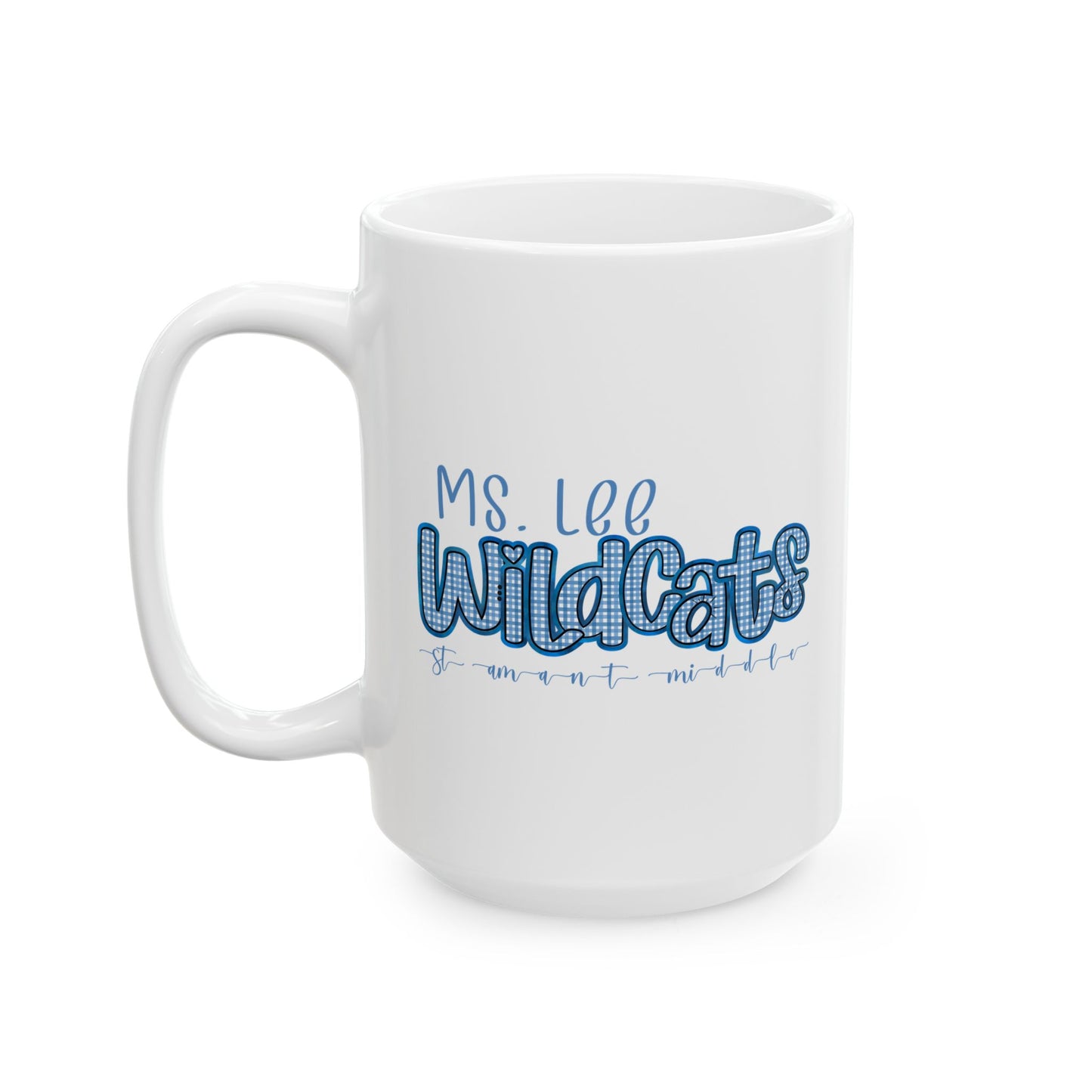 Personalized, St Amant Middle Wildcats Ceramic Mug - Cute Coffee Cup for St Amant Middle School