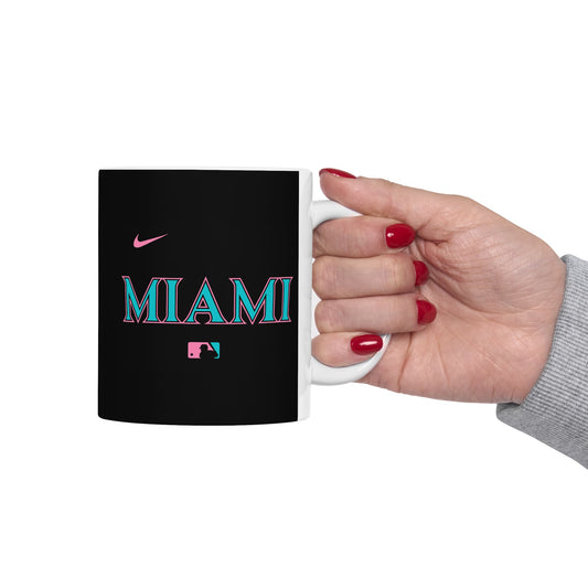 Miami Rec Baseball, Perfect for Coffee Lovers, Gift Idea for Sports Fans, Home Decor, Travel Mug,