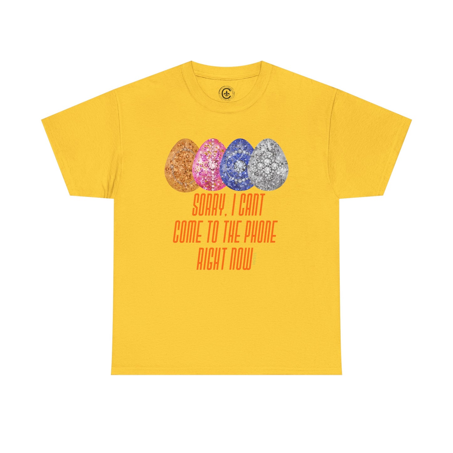 Sorry, I can't come to the phone right now, easter eggs - Unisex Heavy Cotton T-Shirt Music Lover Shirt, TS12 12 Swiftie