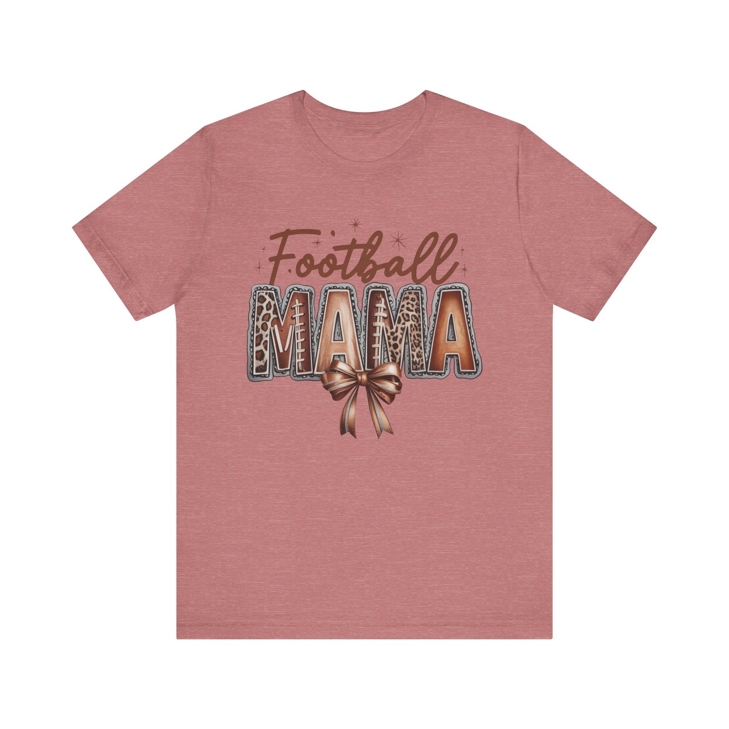 Football Mama Tee, Unisex Short Sleeve Shirt for Sports Moms, Cute Gift for Game Day, Football Season Apparel