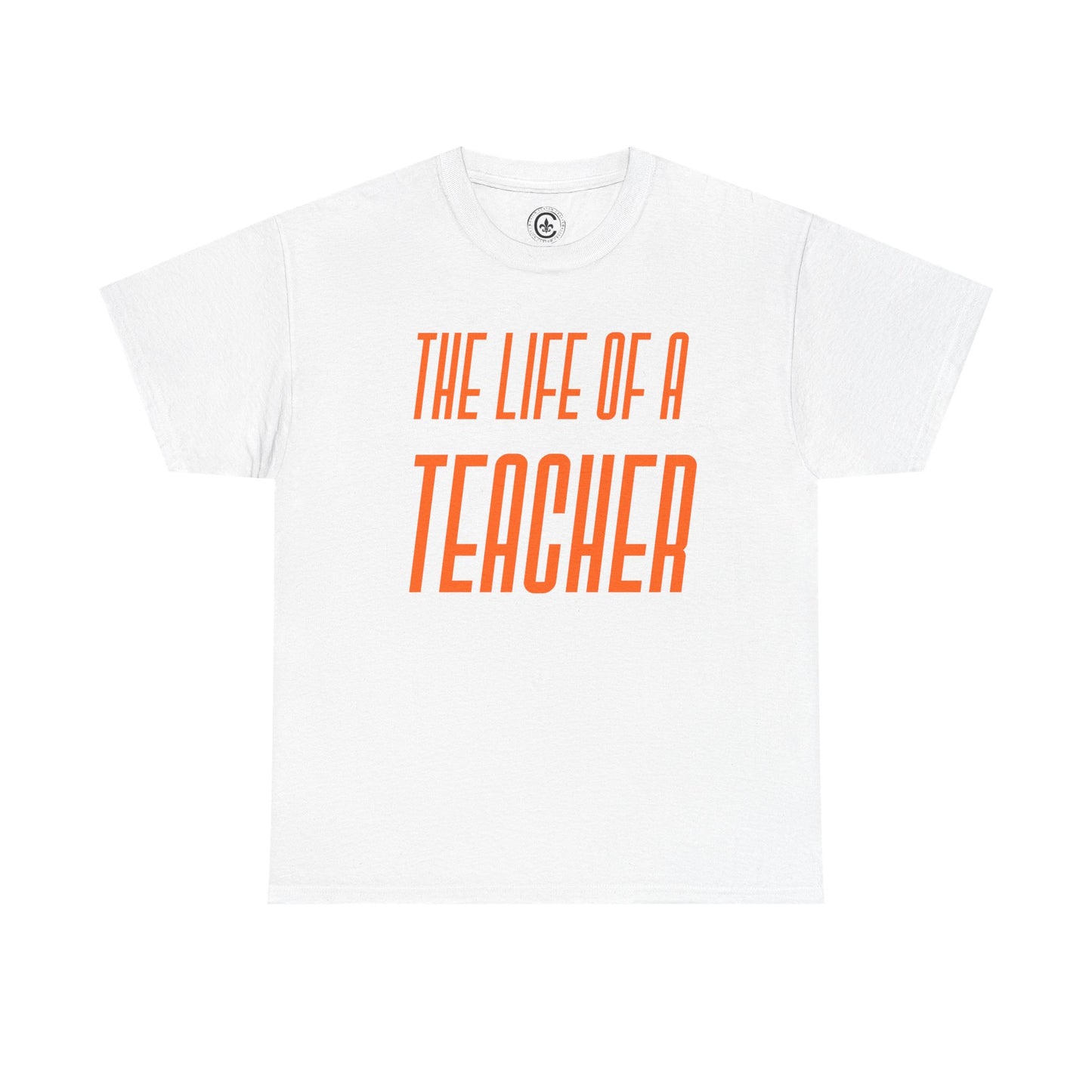 The life of a Teacher Tee - Unisex Heavy Cotton T-Shirt, Music Teacher Gift, Music Lover Shirt, TS12 12 Swiftie