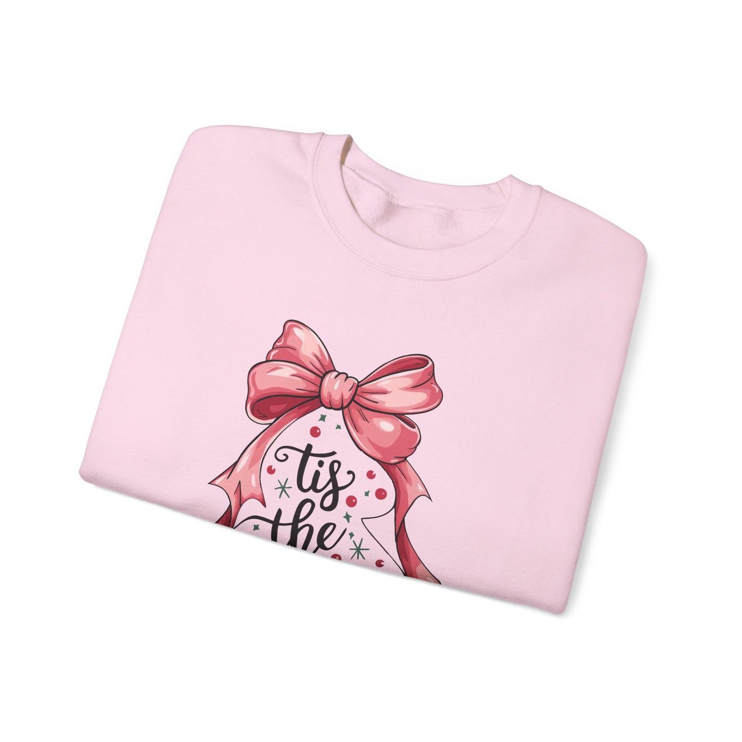 Festive Holiday Crewneck Sweatshirt - 'Tis the Season, Christmas Gift, Cozy Apparel, Winter Wear, Unisex Fashion