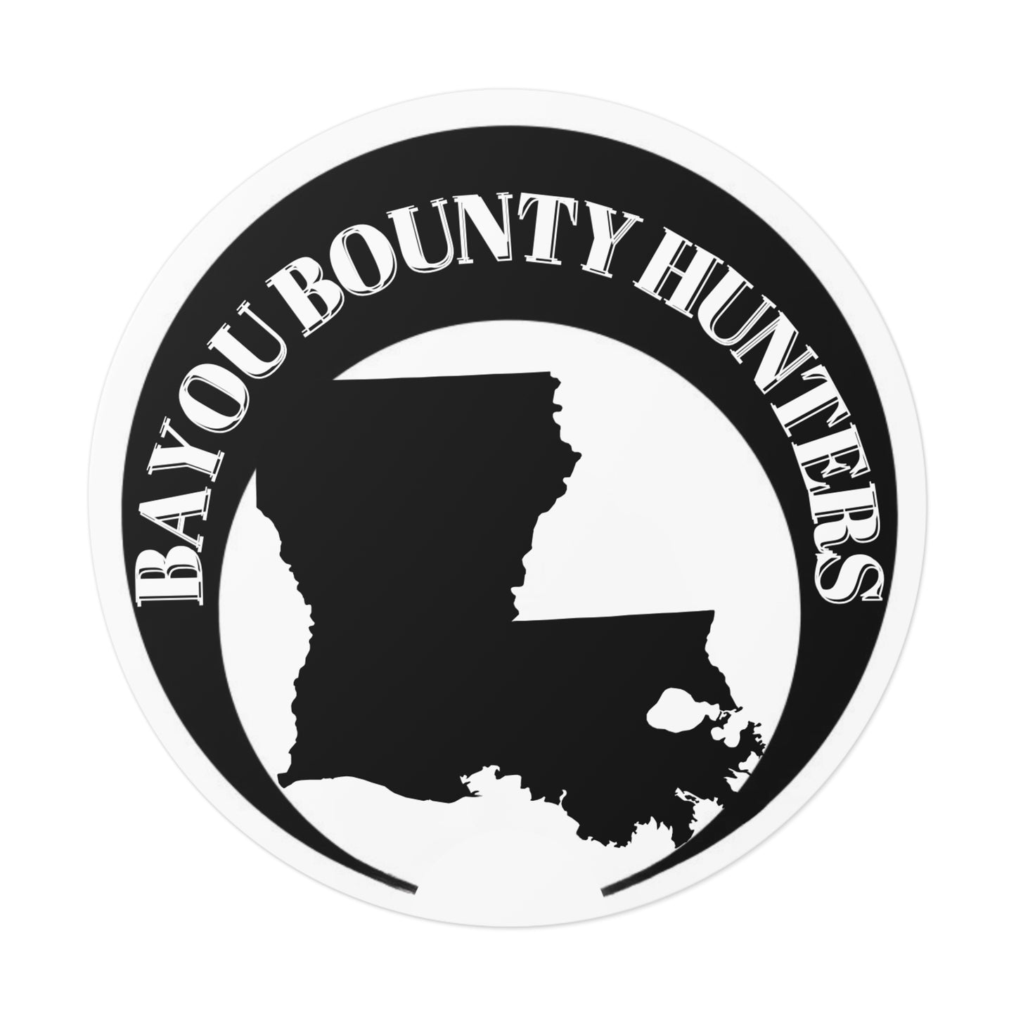 Louisiana Bayou Bounty Hunters Stickers, Waterproof Vinyl Decals, Outdoor Gear, Louisiana Souvenir, Hunting Decor, Unique Gifts