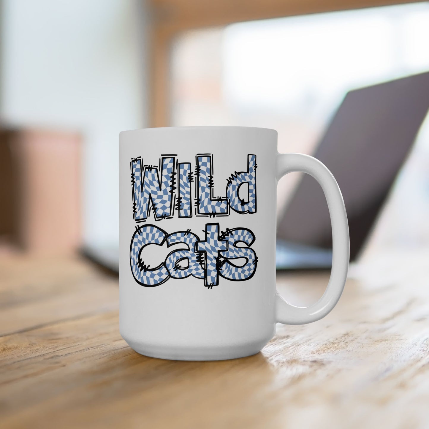 SAMS Wildcats Ceramic Mug - Cute Coffee Cup for St Amant Middle School