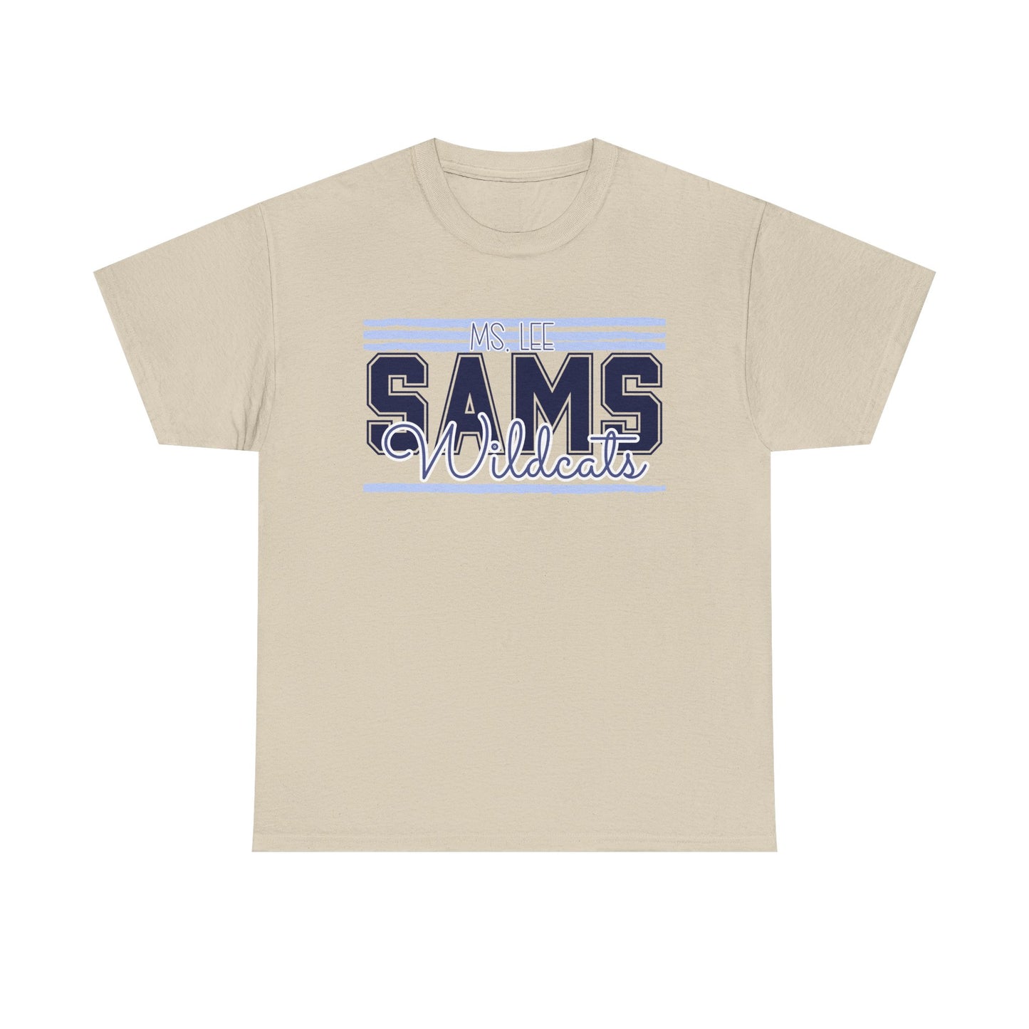 Personalized, SAMS Wildcats, St Amant Middle School, Team Spirit, Unisex Tshirt, Add your name