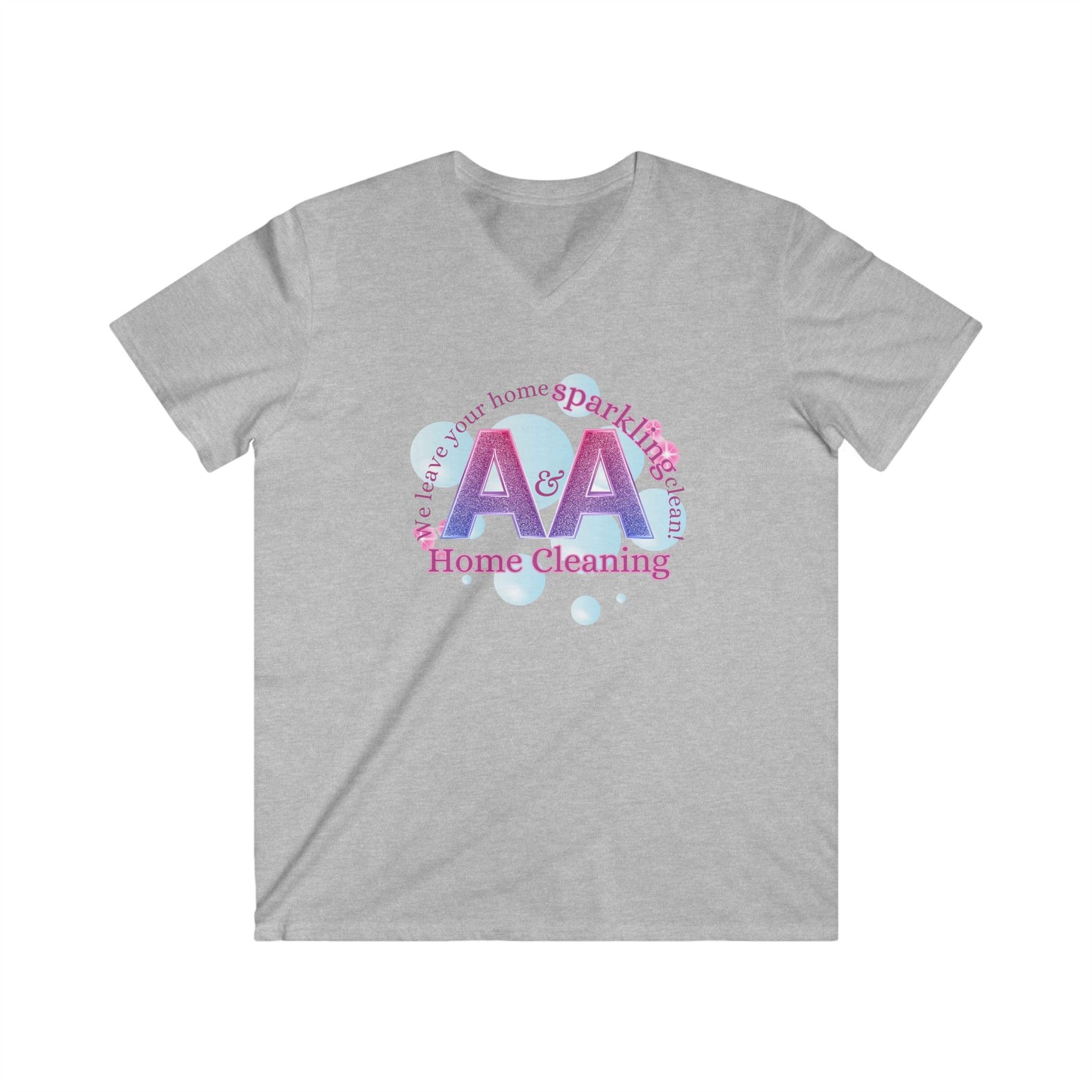 A&A, Original Logo on a 4th Vneck, Gildan