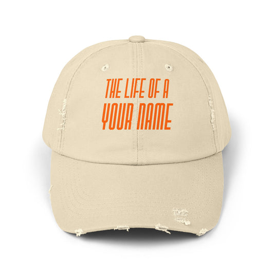 Personalized The life of a (whatever name/career you want), Casual Hat, Music Lover Gift, Accessory, Fun Cap for Daily Wear