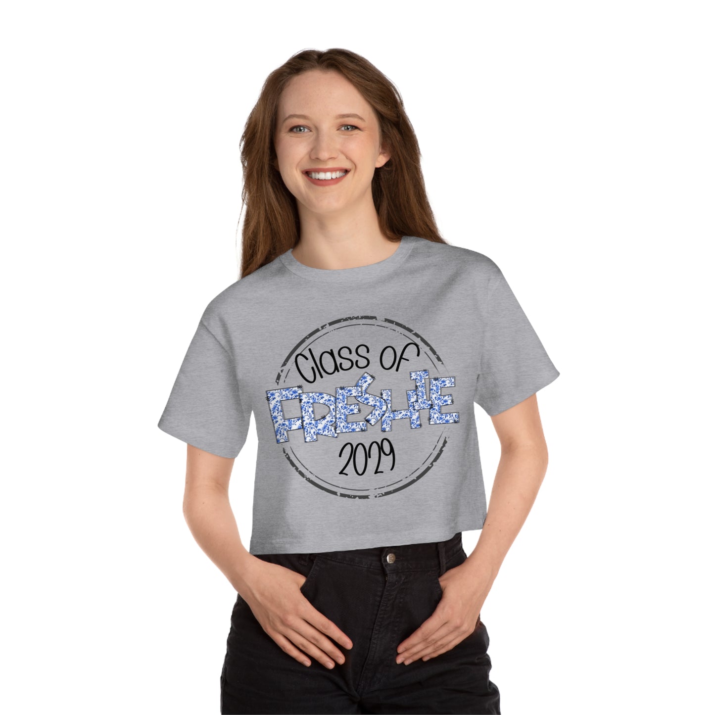 Freshie Class of 2019 Women's Cropped T-Shirt, Graduation Gift, Summer Fashion, Casual Tee, Trendy Crop Top