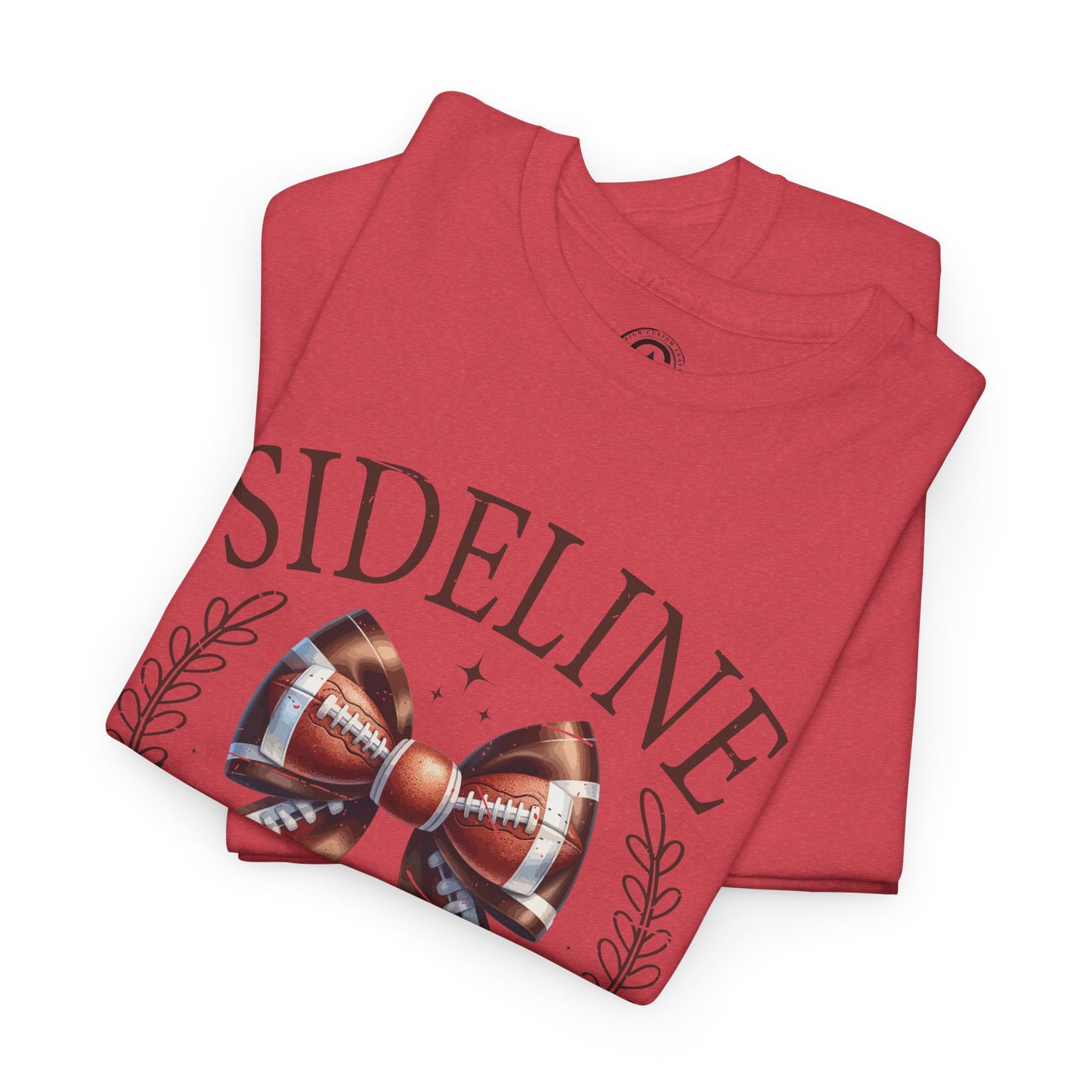 Sideline Social Club Tee, Unisex Heavy Cotton Shirt, Perfect for Game Days, Sports Fans, Casual Wear, Unique Gift Idea, Football