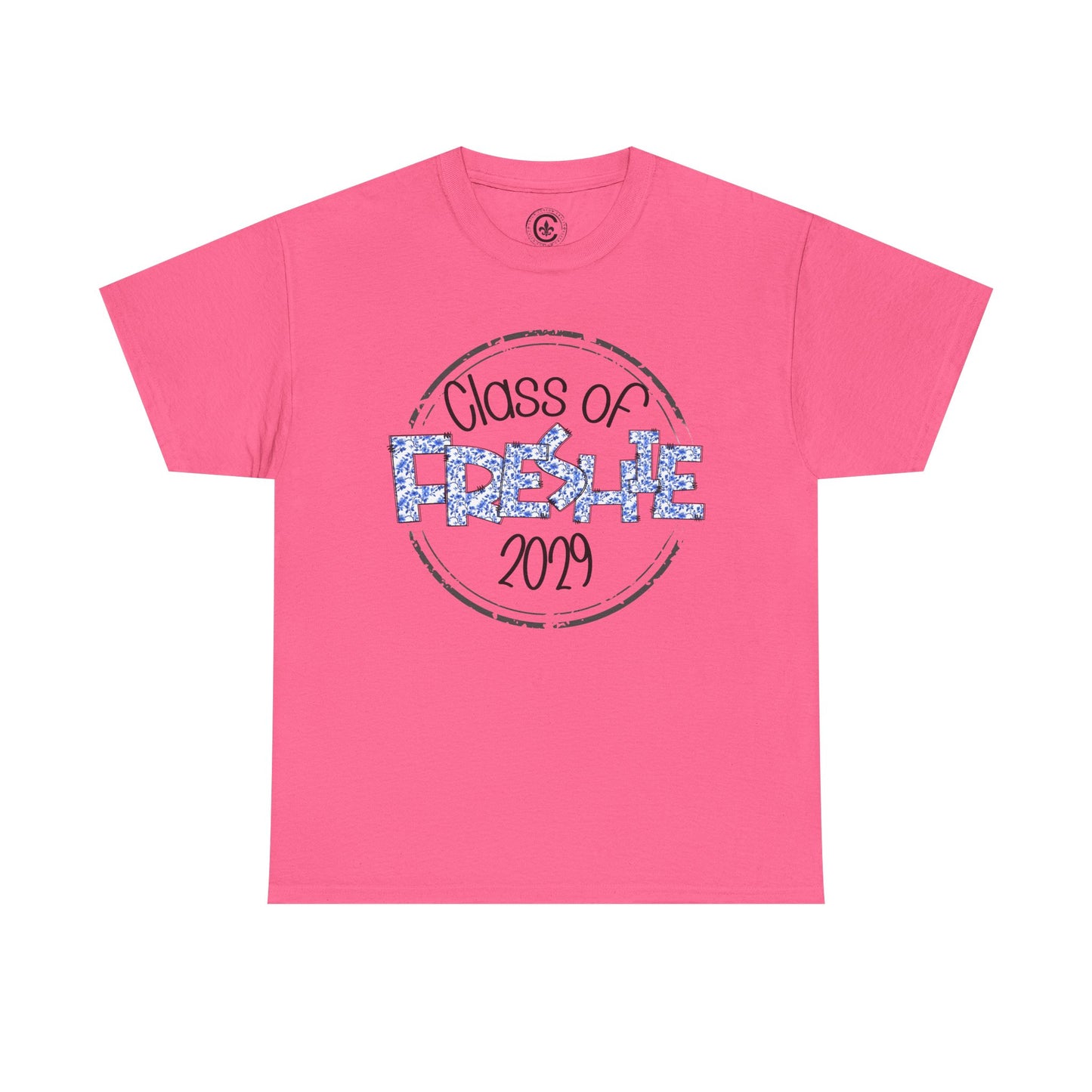 Freshie Class of 2029 Heavy Cotton Tee, Graduation Shirt, Unisex T-Shirt, School Spirit Wear, Freshman Celebration